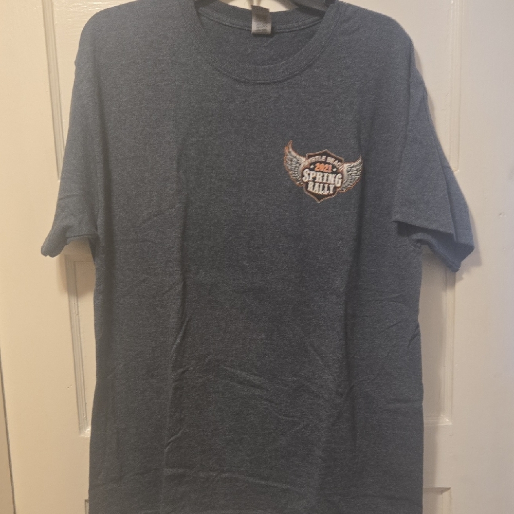 Gildan Dark Blue Graphic Tee